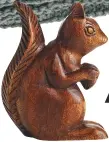  ??  ?? Squirrel ornament, £25, House of Fraser