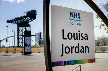  ??  ?? Robertson Group worked on the Louisa Jordan hospital in Glasgow