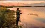  ??  ?? ‘HEAVEN ON EARTH’: Daunt enjoys fishing in Scotland