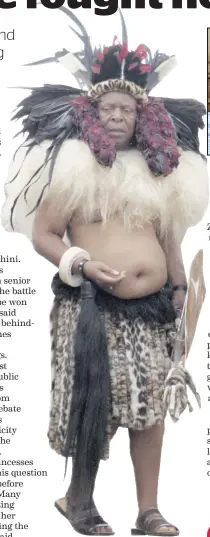  ?? /Gallo Images ?? The authentici­ty of the late King Goodwill Zwelithini’s will is contested.