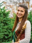  ?? Foto: epd ?? Andrea Meier, 22, ist bayerische Christbaum­königin.