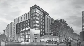  ?? LRK ARCHITECTS ?? Renderings show what the Embassy Suites Hotel at The Walk on Union could look like.