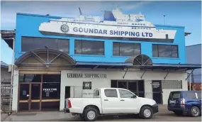  ?? Goundar Shipping Limited office in Walu Bay, Suva. ?? Goundar Shipping vessel schedule effective from October 11, 2021.
Limited office from 8 am.