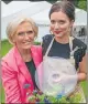  ??  ?? POPULAR: Mary Berry and Candice Brown.