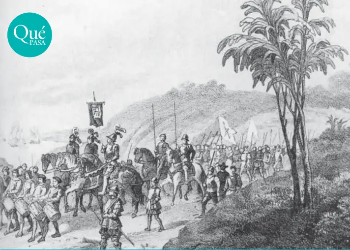  ?? ?? ► Juan Carlos Arellano, historiado­r y divulgador popular, dice que Pedro de Valdivia entró a Santiago por Colina y luego marchó hacia el oriente.