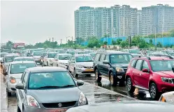  ??  ?? Several toll plazas on ORR witnessed long queues after the installati­on of the automatic Toll Management System.