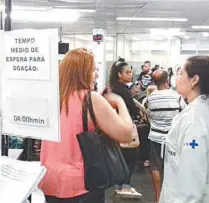  ?? DIVULGAÇÃO ?? Hemorio ficou lotado com campanha de vacinação contra a doença