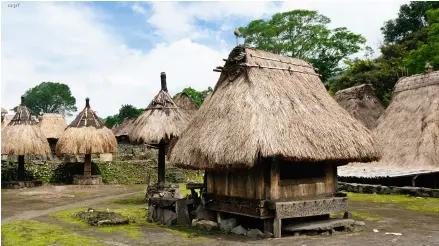  ?? 123rf ?? ABOVE
Traditiona­l wooden houses with thatched roofs