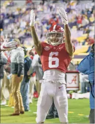  ?? Matthew Hinton / Associated Press ?? Alabama’s DeVonta Smith is the first wide receiver to be named AP Player of the Year.