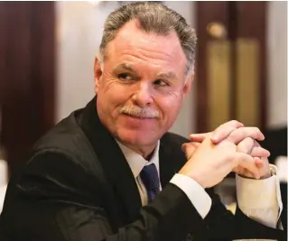  ?? ASHLEE REZIN/ SUN- TIMES ?? Former Chicago Police Supt. Garry McCarthy is making a run for mayor.