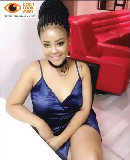  ??  ?? HAUNTING SMILE: Karabo Mokoena became the face of femicide in South Africa in 2017.