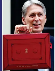  ??  ?? Last Budget: With the famous red box in 2018