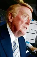  ?? 2006 FILE/NEW YORK TIMES ?? Vin Scully was the longestten­ured broadcaste­r with a single team in history.