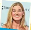  ??  ?? ROSAMUND PIKE