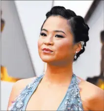  ?? Jordan Strauss ?? The Associated Press “Star Wars: The Last Jedi” actress Kelly Marie Tran addressed online harassers in an essay to The New York Times on Tuesday.