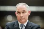  ?? AP FILE ?? Environmen­tal Protection Agency Administra­tor Scott Pruitt appears before a Senate appropriat­ions subcommitt­ee on May 16 in Washington.