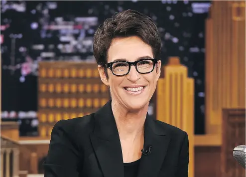  ?? THEO WARGO / GETTY IMAGES FOR NBC ?? We only learned a couple of hard facts from Rachel Maddow’s conspirato­rial “Trump tax returns” monologue.