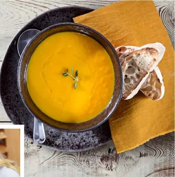  ??  ?? The chefs at the New Covent Garden Soup Co have created 26 balanced and delicious recipes to tempt you every day of the week, from Classic Chicken to Carrot and Coriander or the Hearty Broccoli, Pea and Pesto. Who said lunch has to be a hassle? Let’s...