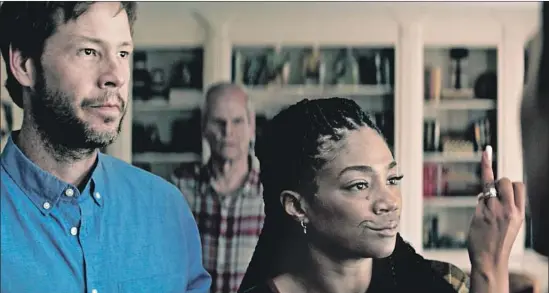  ?? Images from Los Angeles Film Festival ?? “THE OATH,” with Ike Barinholtz and Tiffany Haddish, has political overtones. The comedy, also directed by Barinholtz, is making its world premiere at the festival.