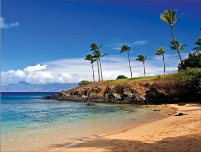  ??  ?? Kapalua Bay Beach in Maui was chosen No. 1 on Dr. Beach’s annual list of best beaches in the world.