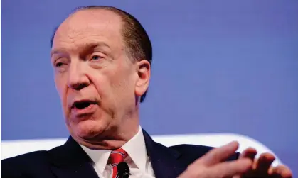  ?? ?? The World Bank president, David Malpass, will leave his post by the end of June. Photograph: Andrew Kelly/Reuters