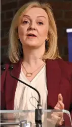  ?? ?? No invites: Liz Truss yesterday