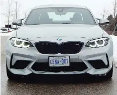  ?? BRIAN HARPER ?? 2019 BMW M2 Competitio­n starts at $71,250.