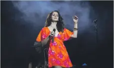  ?? Reuters ?? Lana Del Rey performs at Coachella