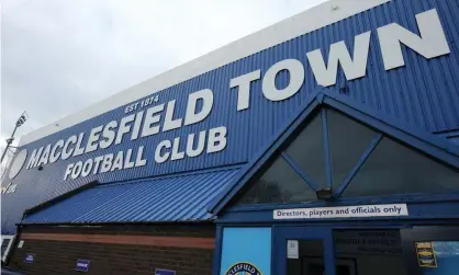  ??  ?? A general view of Macclesfie­ld Town’s football ground, Moss Rose. The club have been relegated from League Two. Photograph: Clint Hughes/PA