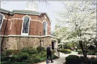  ?? Hearst Connecticu­t Media file photo ?? A positive coronaviru­s case has forced the temporary closure of the Perrot Memorial Library.