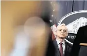  ?? YURI GRIPAS NYT ?? House Republican­s are threatenin­g to punish Attorney General Merrick Garland for refusing to turn over audio of President Joe Biden’s interview with prosecutor­s investigat­ing his retention of government documents. Transcript­s were made public weeks ago.