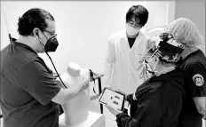  ?? Cortesía de la U. central ?? • En el Centro de Simulación Médica de la U. Central, profesores fueron capacitado­s, el mes anterior. Se contó con el apoyo de la Agencia de Cooperació­n de Japón.