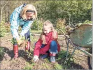  ?? HMVart / Getty Images ?? Preparing for winter and cleaning the autumn vegetable garden with mom can be fun.