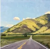  ??  ?? Richie Carter, Summer Drive, oil, 12 x 12”