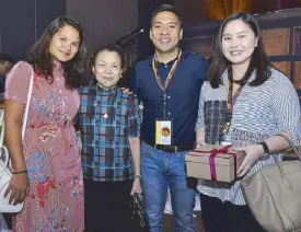  ??  ?? (From left) Giorgia Guidicelli, Southeasta­sia Retail Inc. president Gwen Lim, Dato Inciong &amp; Associates managing partner lawyer Ian Dato and Autobahn BMW GM Kalene Roleda.