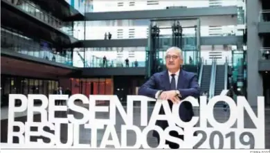  ?? FIRMA FOTO ?? José Bogas, consejero delegado de Endesa, en febrero pasado cuando presentó los resultados de 2019.