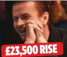  ??  ?? £23,500 RISE Current £180,000 2017 £1 6, 00 Increase 1 per cent Peter Ranyard