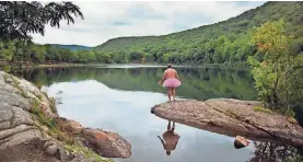  ??  ?? Bob Carey posing at Bear Mountain State Park. @BOBCAREY