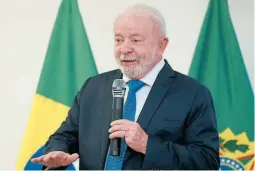  ?? ?? PODEROSO. Lula se mantiene en la presidenci­a brasileña y ha tenido un respaldo mundial tras el intento de darle golpe.