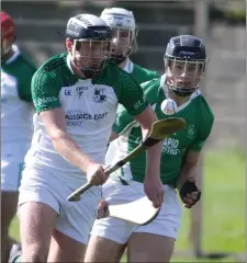  ??  ?? Darragh Lyons soloing out of defence for St. James’.