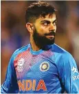  ??  ?? Making history: Virat Kohli