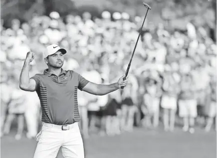  ?? STREETER LECKA/GETTY IMAGES ?? Jason Day won the Wells Fargo Championsh­ip for his second PGA Tour victory of the season.