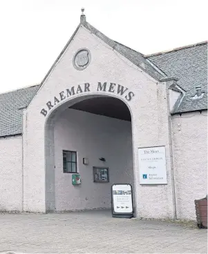  ??  ?? WELCOME: The new tourist informatio­n point would be located in Braemar Mews