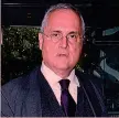  ??  ?? Claudio Lotito Presidente della Lazio