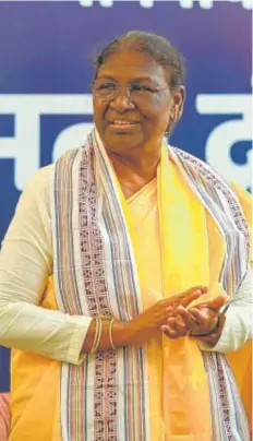  ?? // AFP ?? Droupadi Murmu, nueva presidenta de la India
