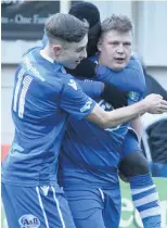  ??  ?? STAR MAN: Anthony Malbon scored his 150th Kidsgrove goal in midweek.