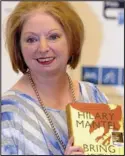  ??  ?? Winner: Hilary Mantel