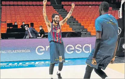  ?? FOTO: ACB PHOTO ?? El Baskonia, campeón en la fase final de Valencia.
La Liga Endesa empezará como acabó la última, sin público en las gradas