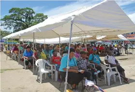  ?? Photo: Wati Talebula-Nuku ?? Supporters at the Unity Fiji rally in Nausori Town on November 19, 2022.