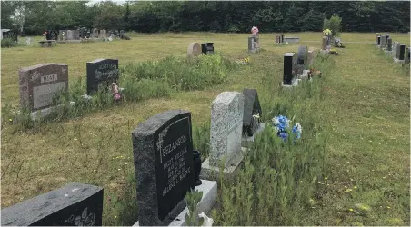  ??  ?? Sunrise Park Inter-Faith Cemetery is a Halifax-area graveyard offering environmen­tally friendly burial options.